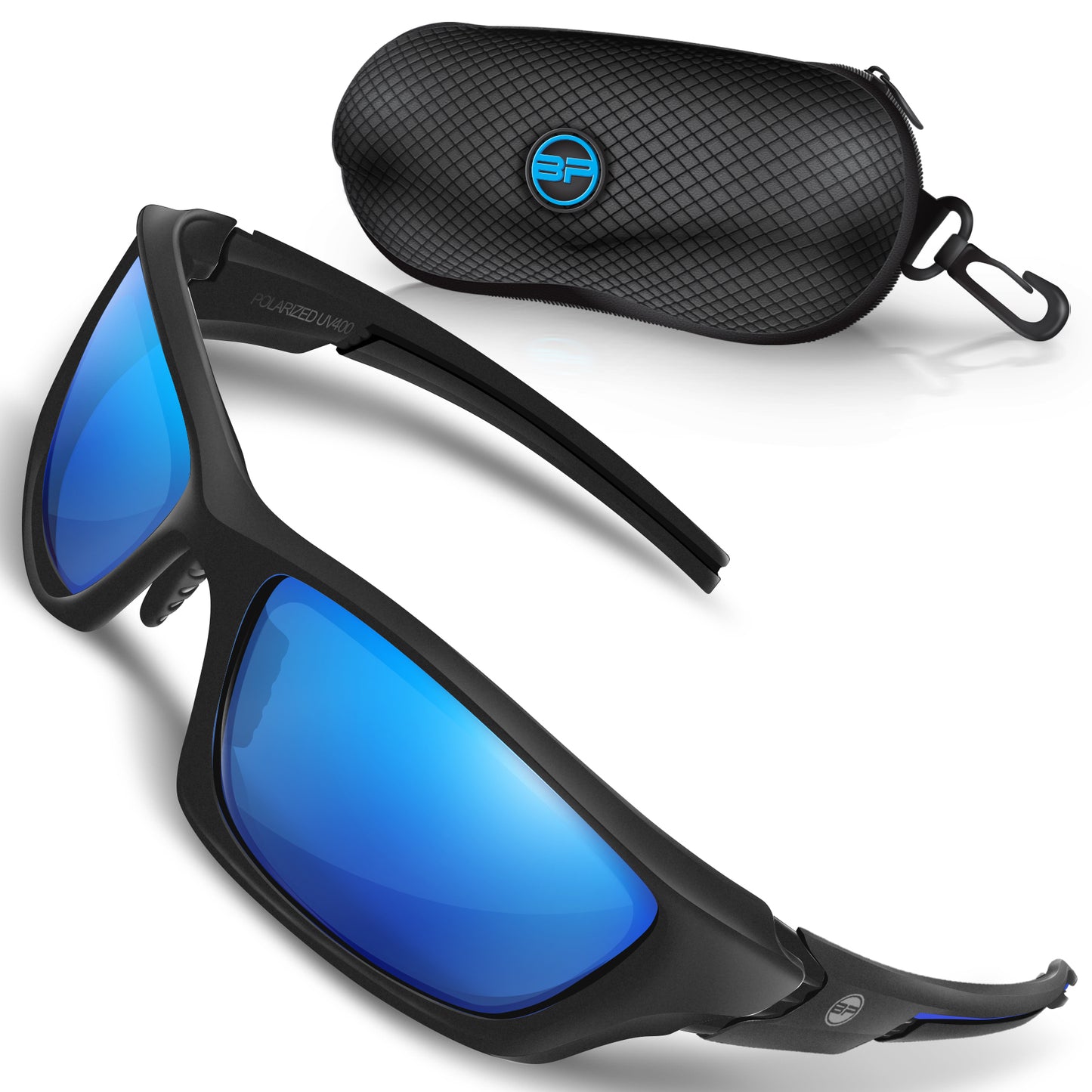 Sports Glasses Ranger Unbreakable Frame UV 400 (Black Blue)