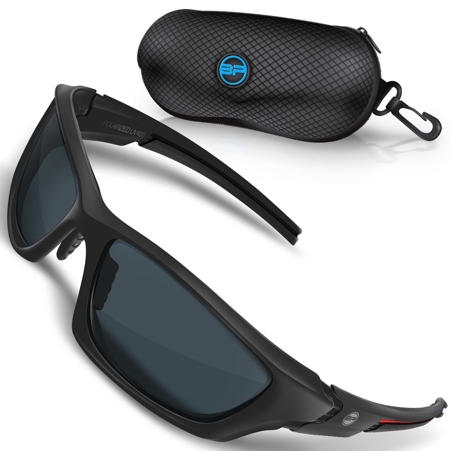 Sports Glasses Ranger Unbreakable Frame UV 400 (BlackRed Black)
