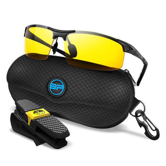 Safety Glasses Titan Outdoor Anti Fog Lenses (Black Yellow)