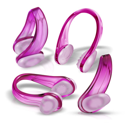 SWIMMING NOSE CLIPS/EARPLUGS SET – Pink