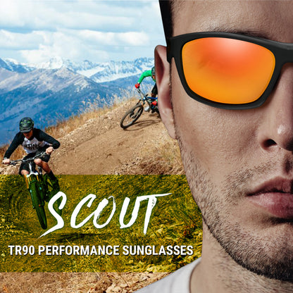 Sports Sunglasses Scout Lightweight UV400 (Orange Case)