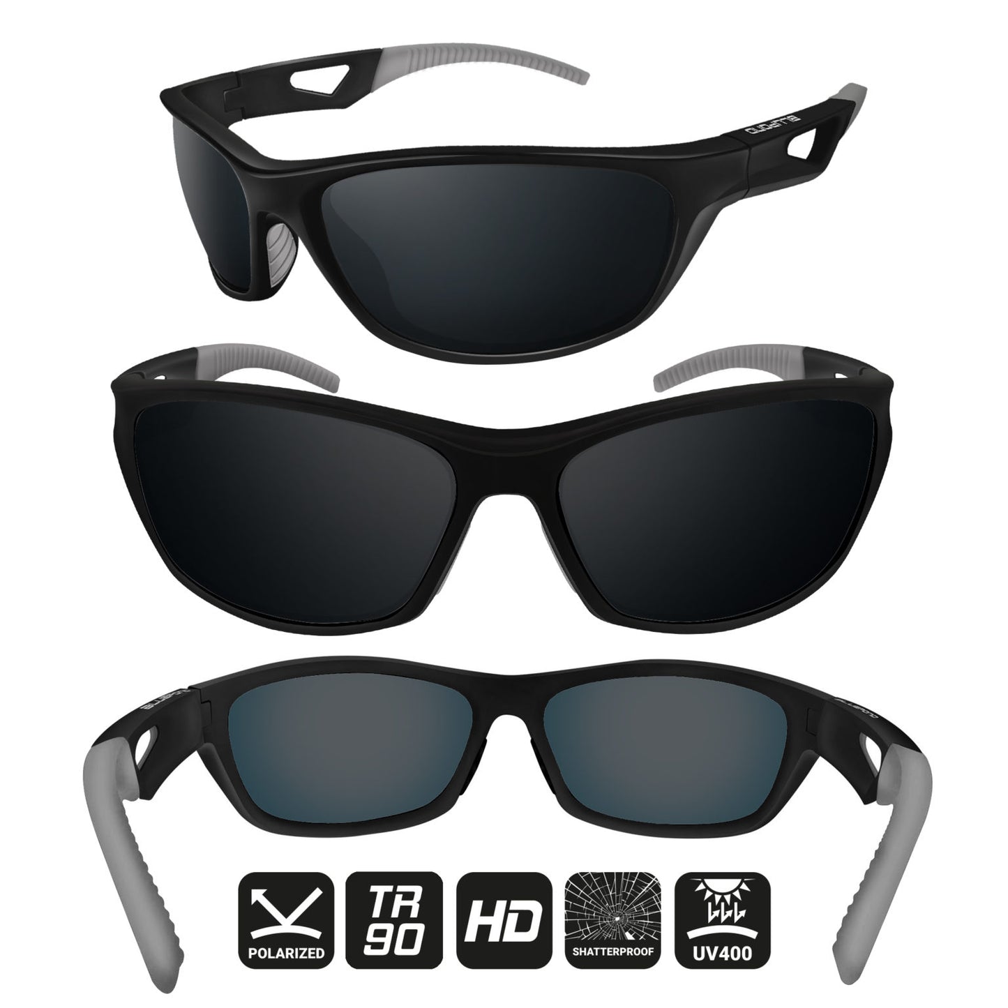 Sports Sunglasses Scout Lightweight UV400 (Black)