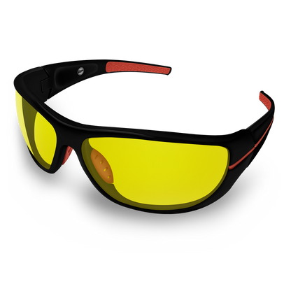 Anti Glare Glasses Chopper HD Lenses (Black Red Yellow)